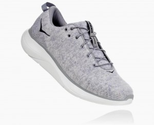 Deep Grey Hoka Hupana Flow Wool Wide | 468520PUX