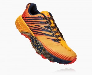 Gold / Black Hoka Speedgoat 4 Wide | 945230XVI