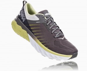 Grey / Light Green Hoka Arahi 3 | 704659KCE