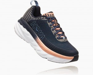 Indigo / Pink Hoka Bondi 6 | 451903YIE