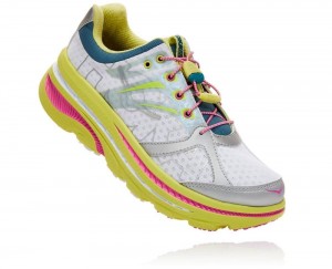 Light Green / Pink Hoka Outdoor Voices Bondi B | 540679NTC