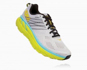 Lunar Rock/Nimbus Cloud Hoka Clifton 6 Wide | 978501GSL