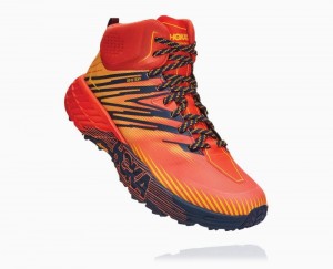 Red / Gold Hoka Speedgoat Mid GORE | 748563FYZ