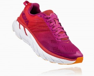 Red / Green Flower Hoka Clifton 6 | 103495IWF