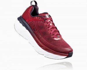 Red / Obsidian Hoka Bondi 6 | 412753SWX