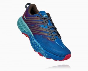 Royal Blue / Pink Peacock Hoka Speedgoat 4 | 329857LHI