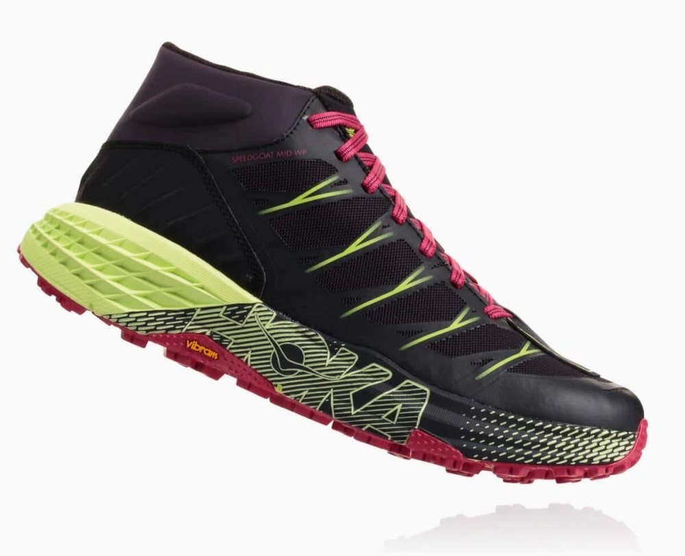 Black Hoka Speedgoat Mid Waterproof | 025318MKS