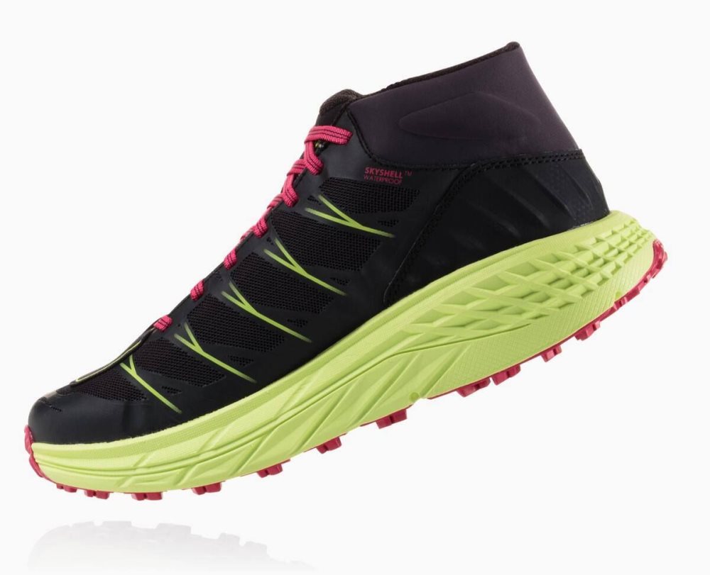 Black Hoka Speedgoat Mid Waterproof | 025318MKS