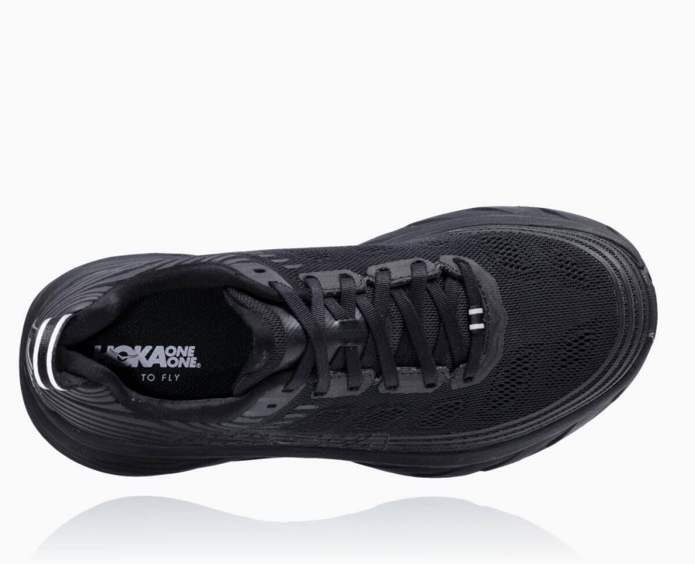 Black / Black Hoka Bondi 6 | 265079FVQ