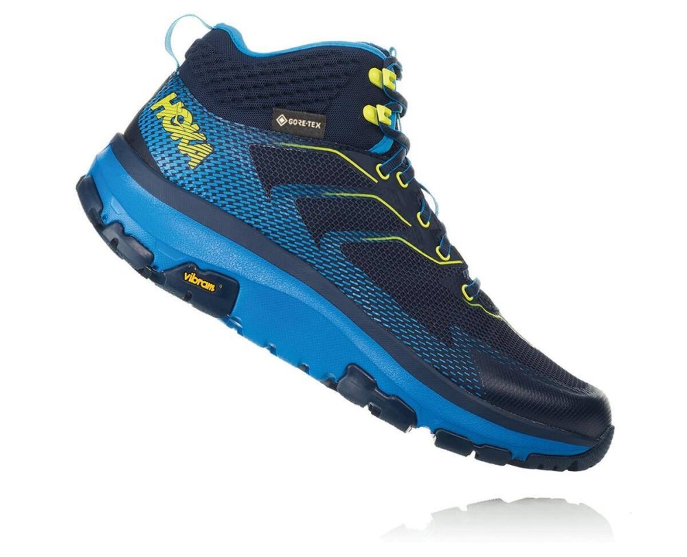 Black / Blue Hoka Toa GORE | 107829WUS