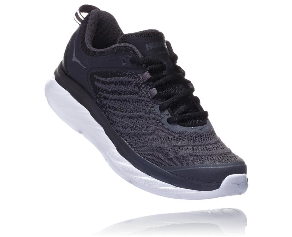 Black / Dark Grey Hoka Akasa Wide | 962305KMD