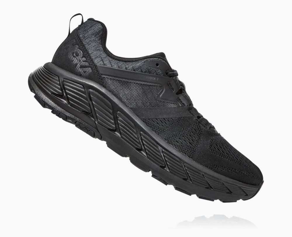 Black / Dark Grey Hoka Gaviota 2 Wide | 326948JXH