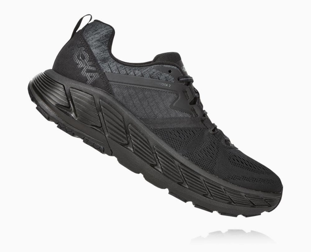 Black / Dark Grey Hoka Gaviota 2 Wide | 658910DRH