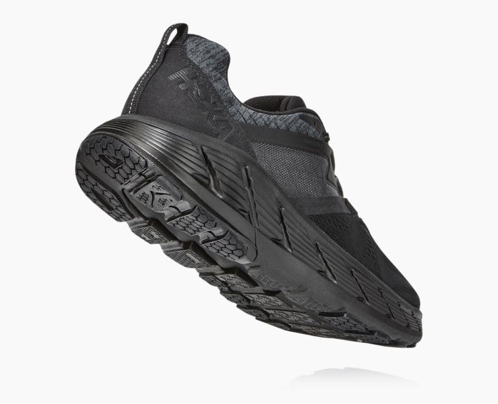 Black / Dark Grey Hoka Gaviota 2 Wide | 658910DRH