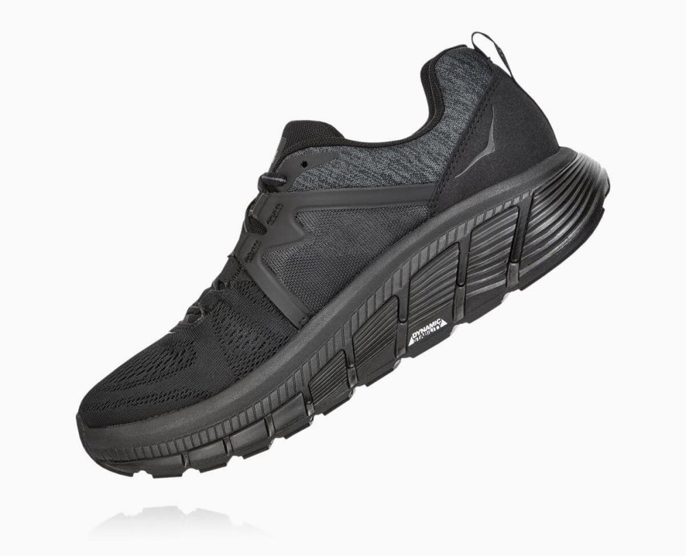 Black / Dark Grey Hoka Gaviota 2 Wide | 658910DRH