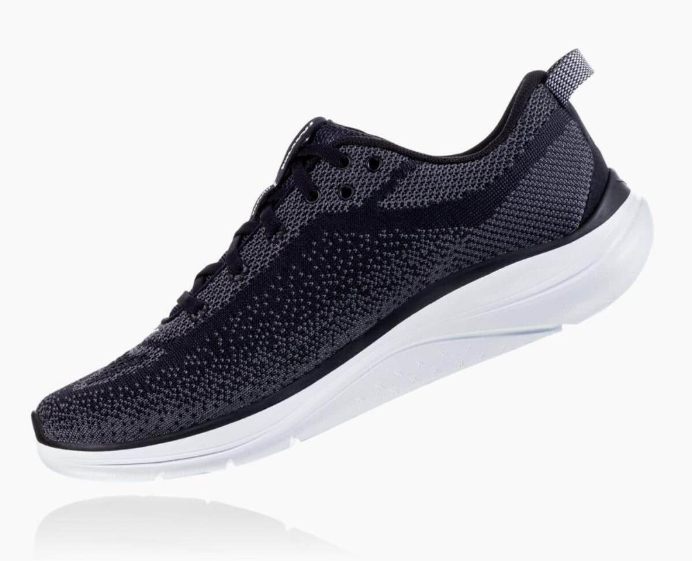 Black / Dark Grey Hoka Hupana Flow Wide | 015768YPZ