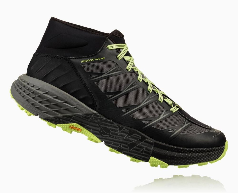 Black / Grey Hoka Speedgoat Mid Waterproof | 639254MCK