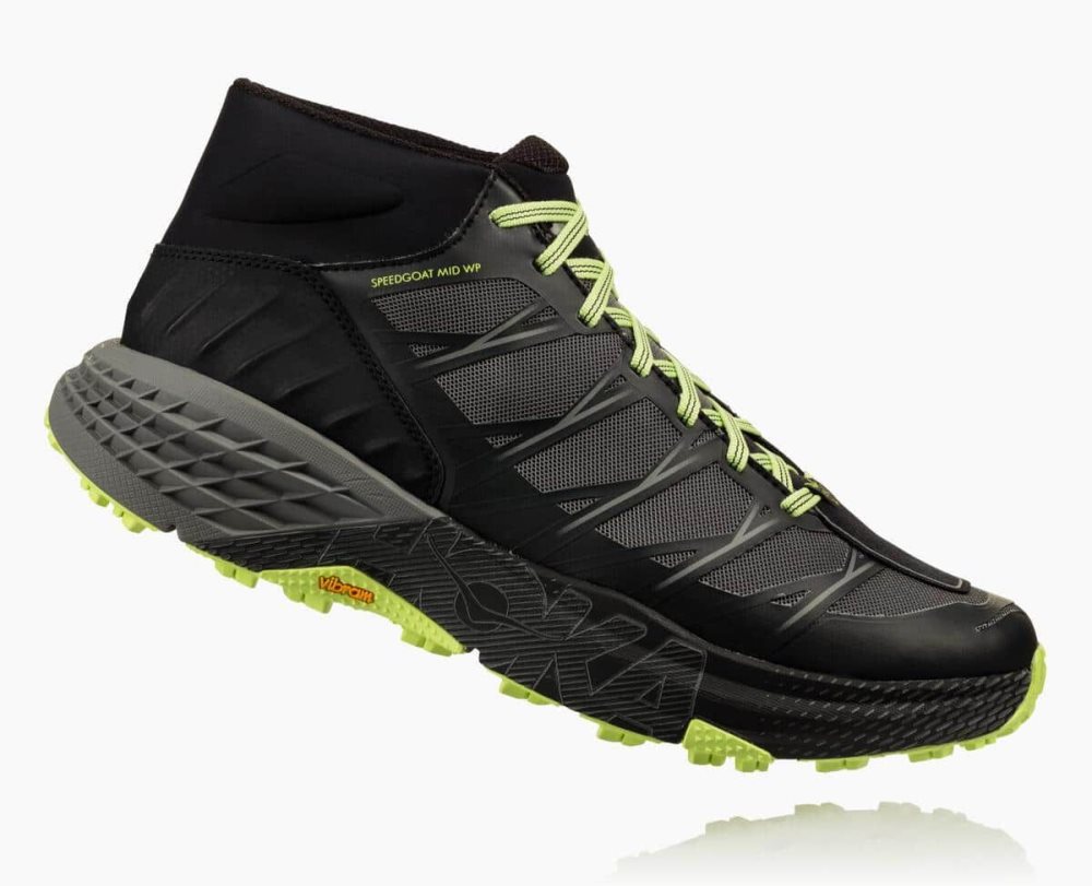 Black / Grey Hoka Speedgoat Mid Waterproof | 845796DXZ