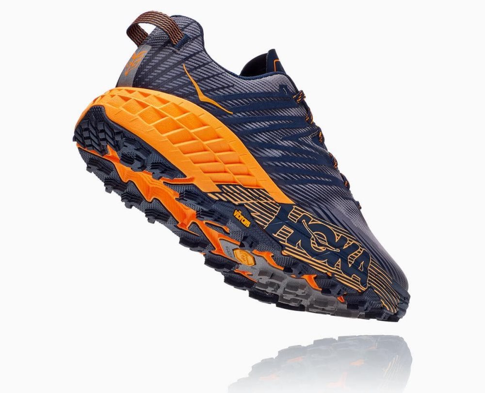 Black / Light Hoka Speedgoat 4 Wide | 106382ANX