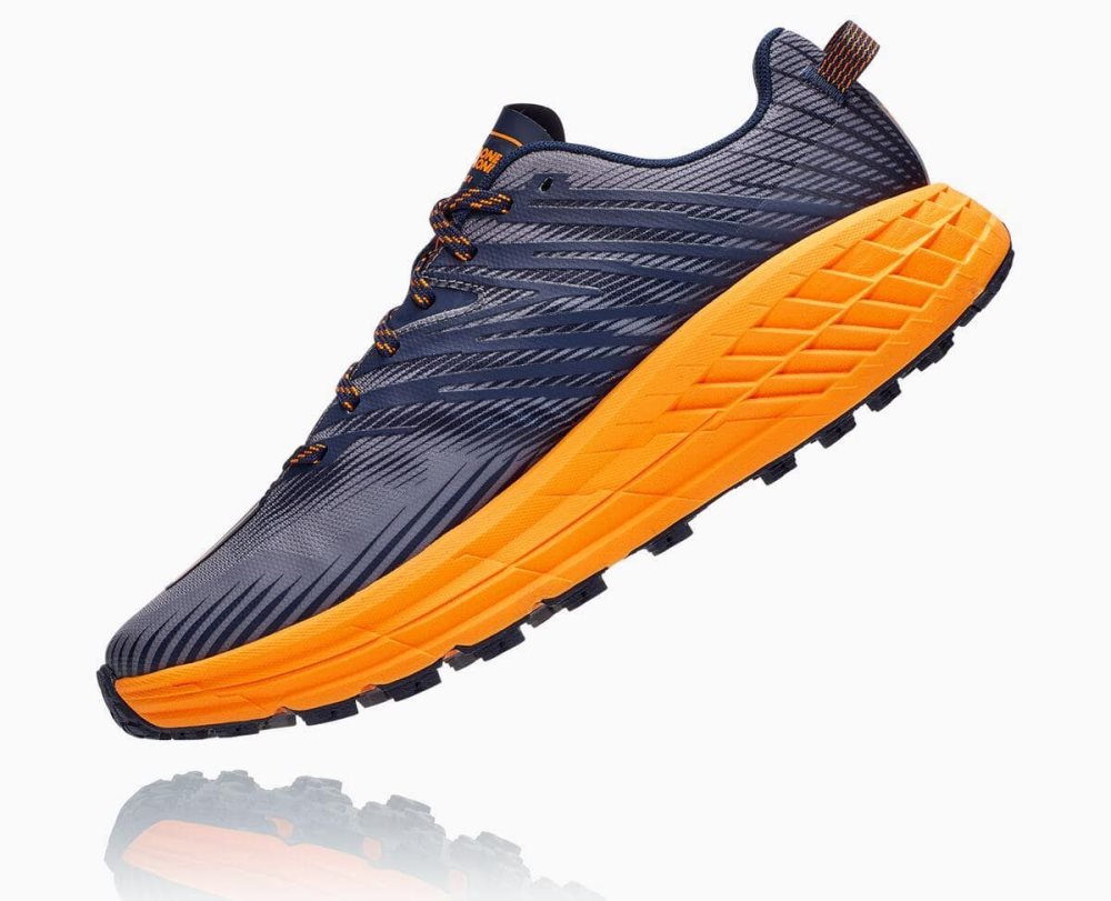 Black / Light Hoka Speedgoat 4 Wide | 106382ANX