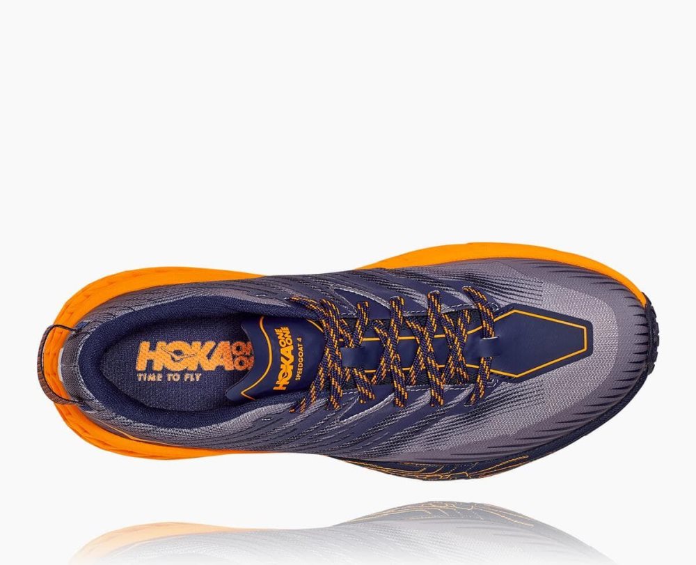 Black / Light Hoka Speedgoat 4 Wide | 106382ANX