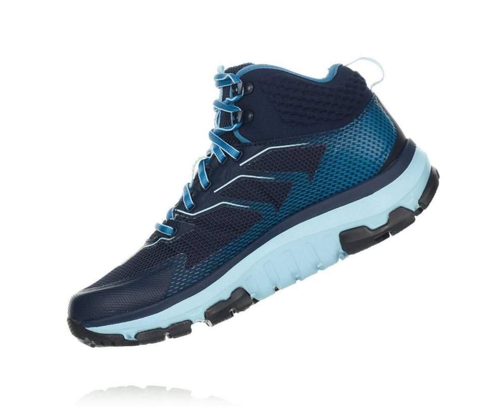 Black / Turquoise Hoka Toa GORE | 451932EGR