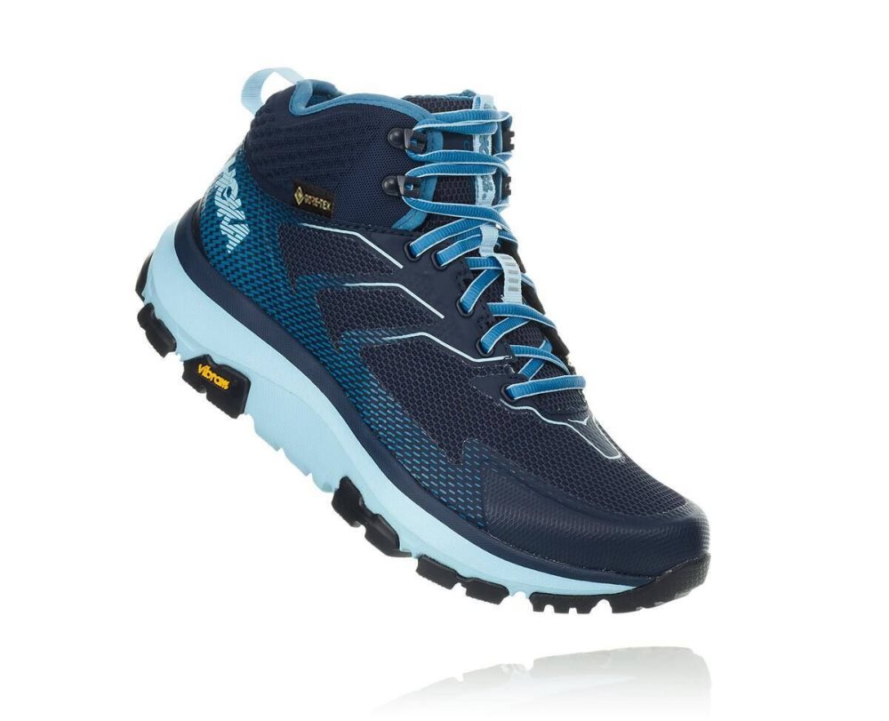 Black / Turquoise Hoka Toa GORE | 451932EGR