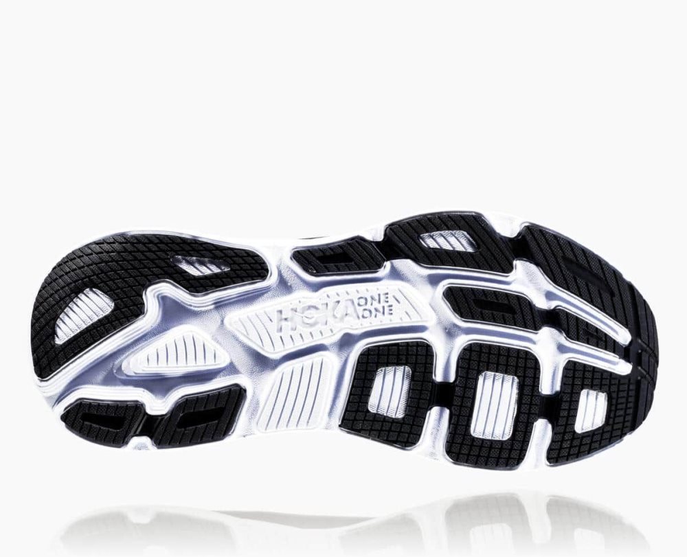 Black / White Hoka Bondi 6 Wide | 275103QHB