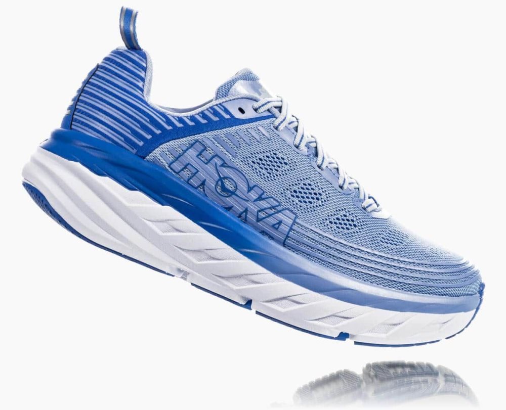 Blue Hoka Bondi 6 Wide | 601873BHF