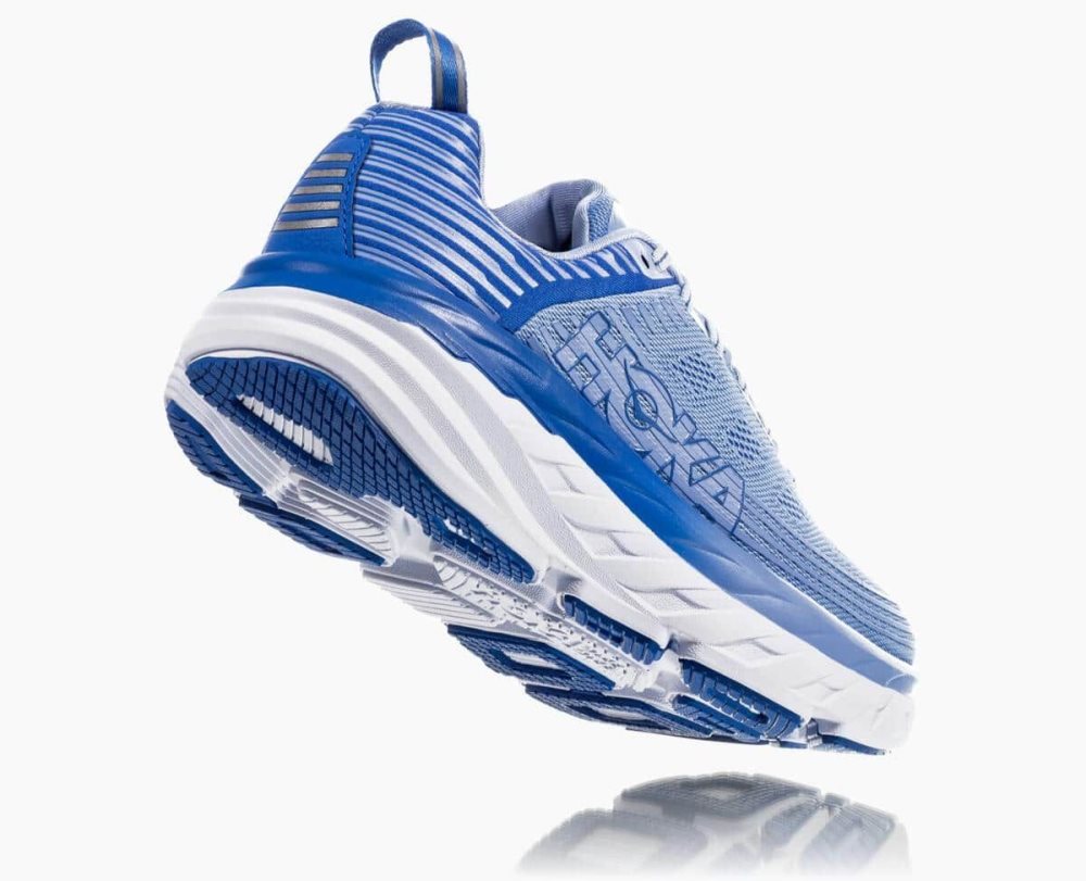 Blue Hoka Bondi 6 Wide | 601873BHF