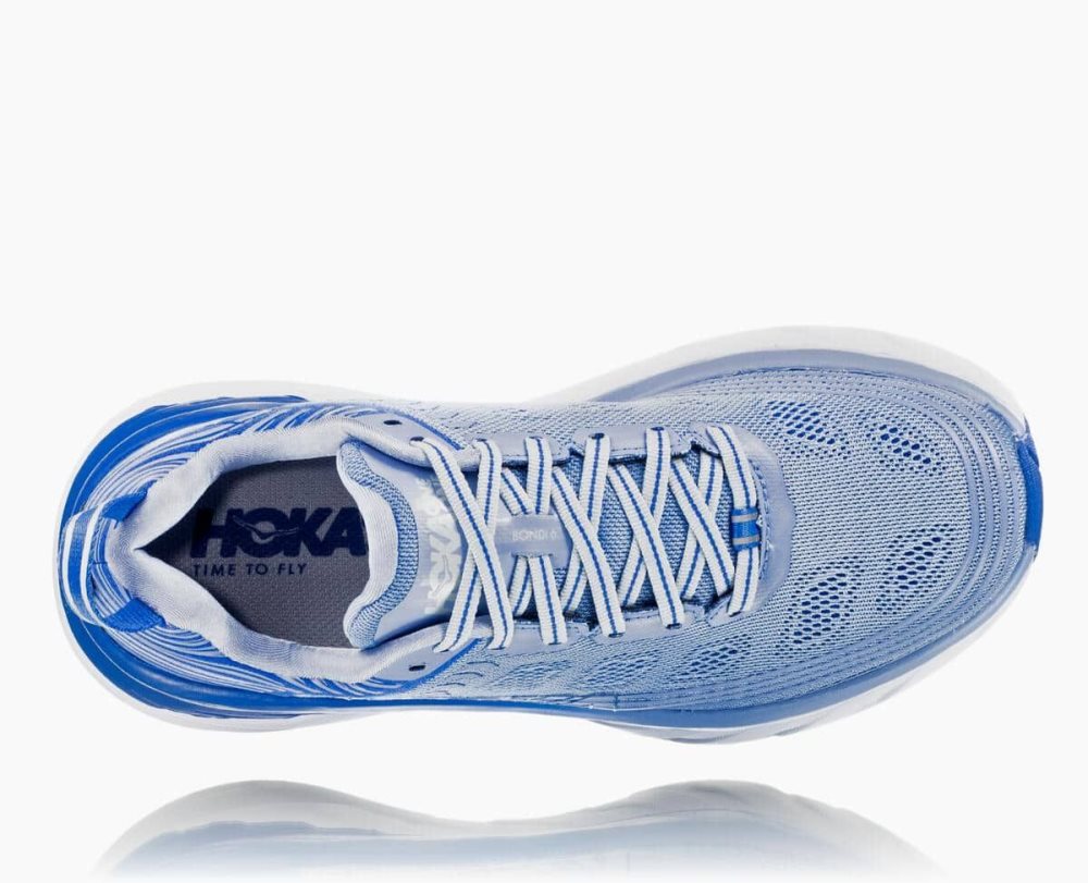 Blue Hoka Bondi 6 Wide | 601873BHF