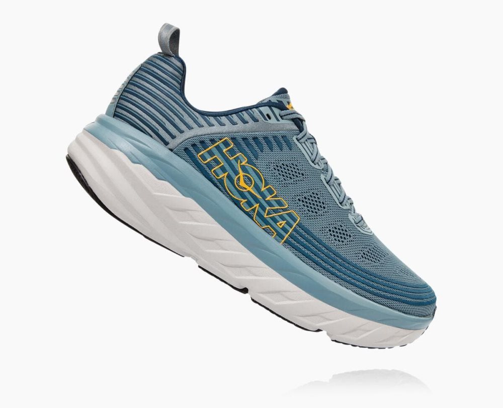 Blue Hoka Bondi 6 Wide | 652839JTQ