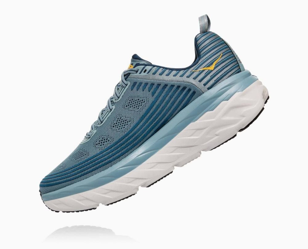 Blue Hoka Bondi 6 Wide | 652839JTQ