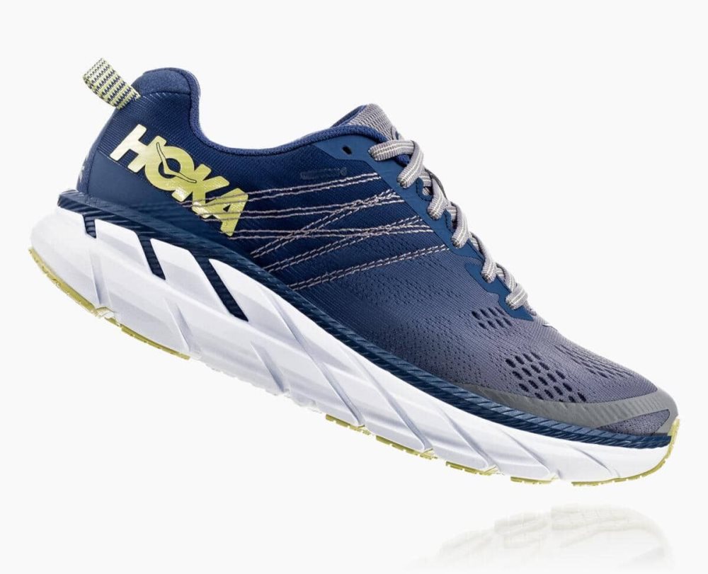 Blue Hoka Clifton 6 Wide | 625718BCE