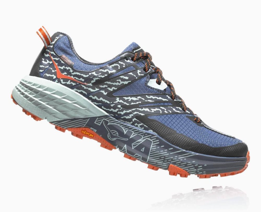 Blue Hoka Speedgoat 3 Waterproof | 543216RBI