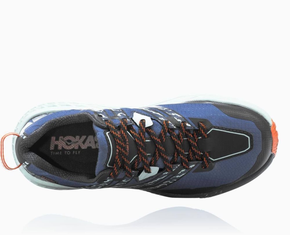 Blue Hoka Speedgoat 3 Waterproof | 543216RBI