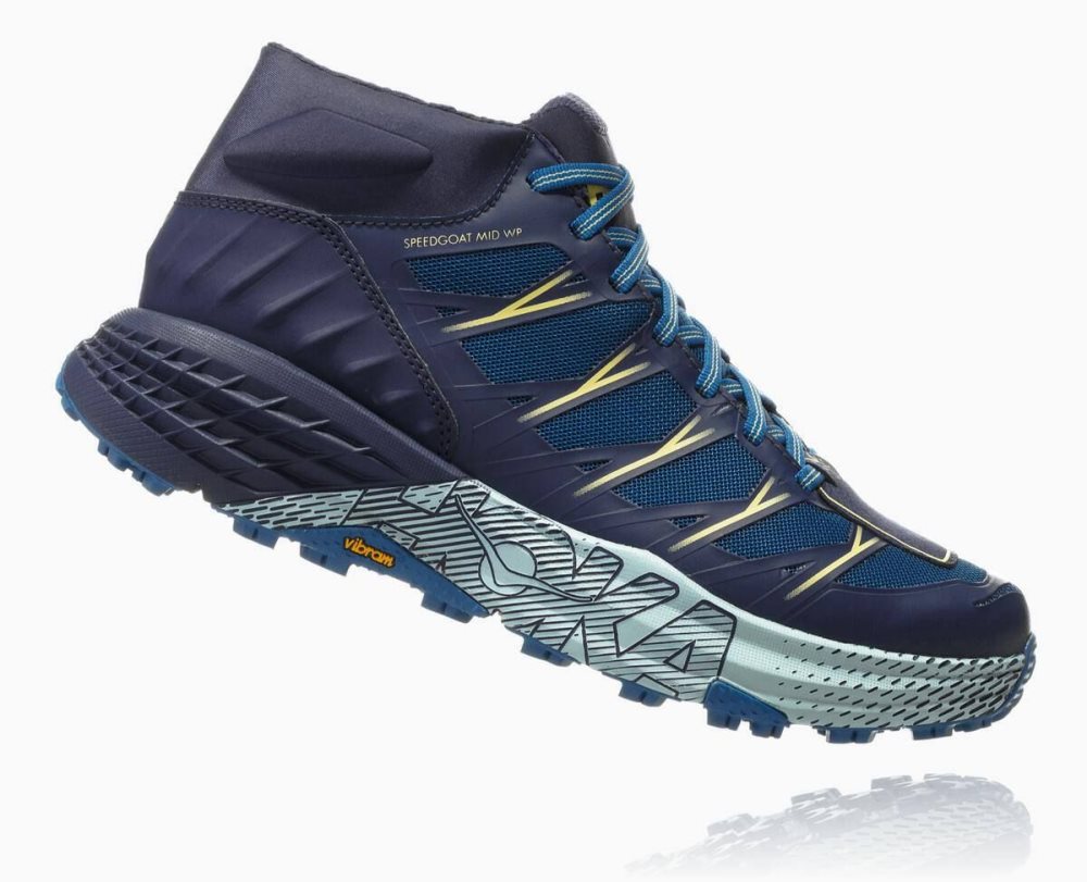 Blue Hoka Speedgoat Mid Waterproof | 061532YAO