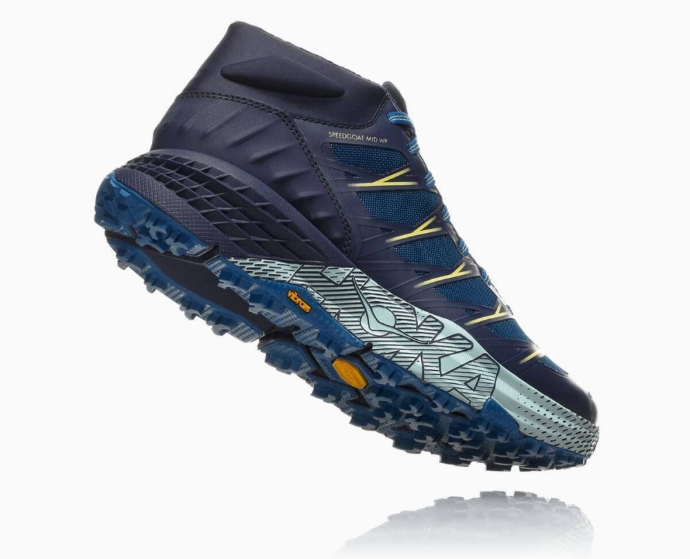 Blue Hoka Speedgoat Mid Waterproof | 061532YAO