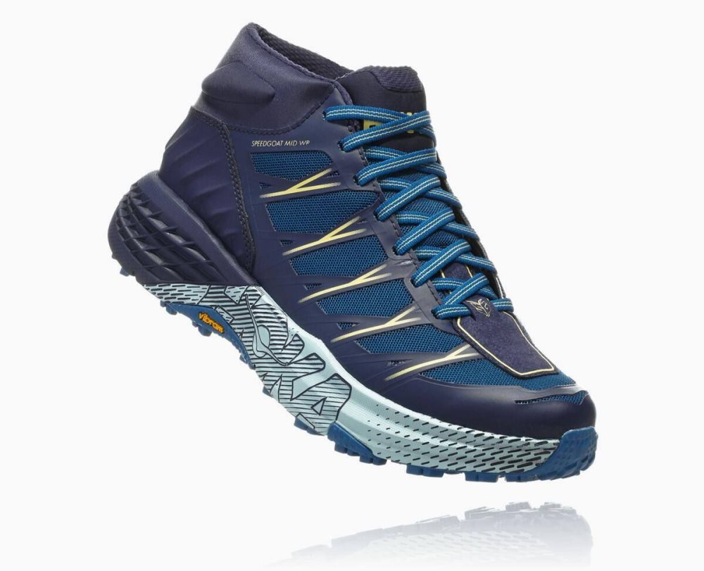 Blue Hoka Speedgoat Mid Waterproof | 061532YAO