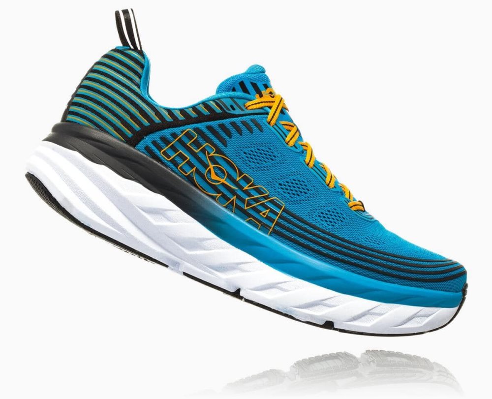 Blue / Black Hoka Bondi 6 | 241906YMW