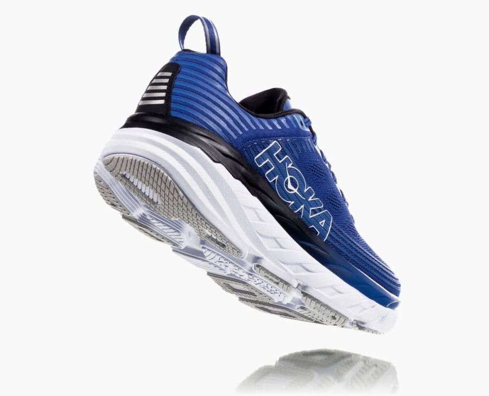 Blue / Dark Grey Hoka Bondi 6 Wide | 081752SAQ