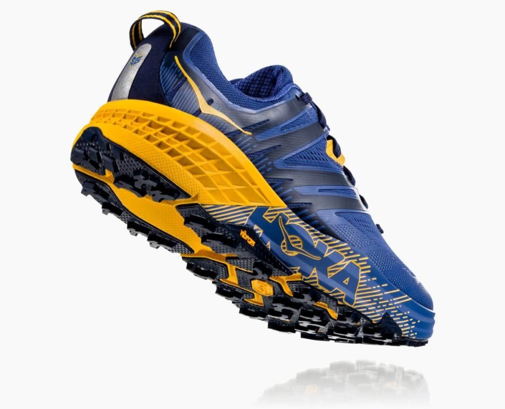 Blue / Gold Hoka Speedgoat 3 | 895234DXY