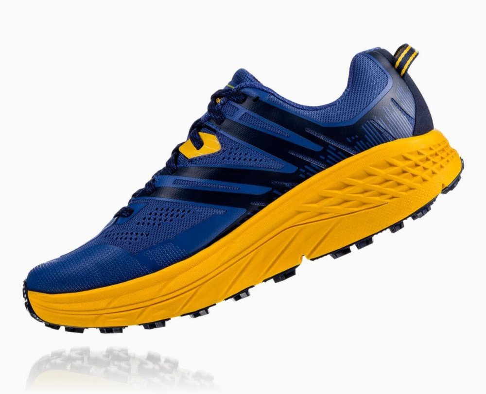 Blue / Gold Hoka Speedgoat 3 | 895234DXY