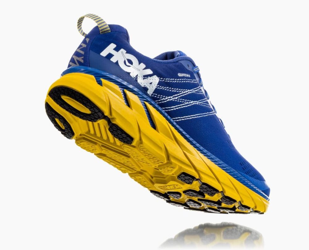 Blue / Lemon Hoka Clifton 6 | 157406KLN