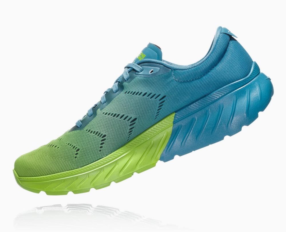 Blue / Light Green Hoka Mach 2 | 315792EUO