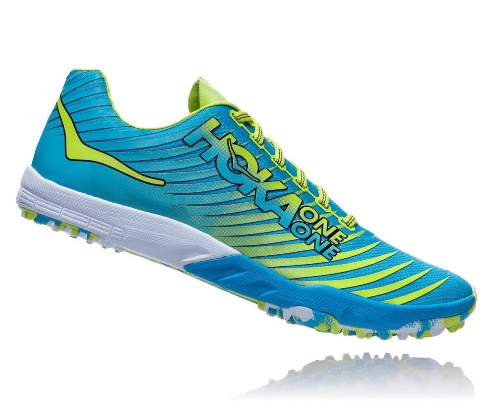 Blue / Orange Hoka EVO XC Spikeless | 147069USP