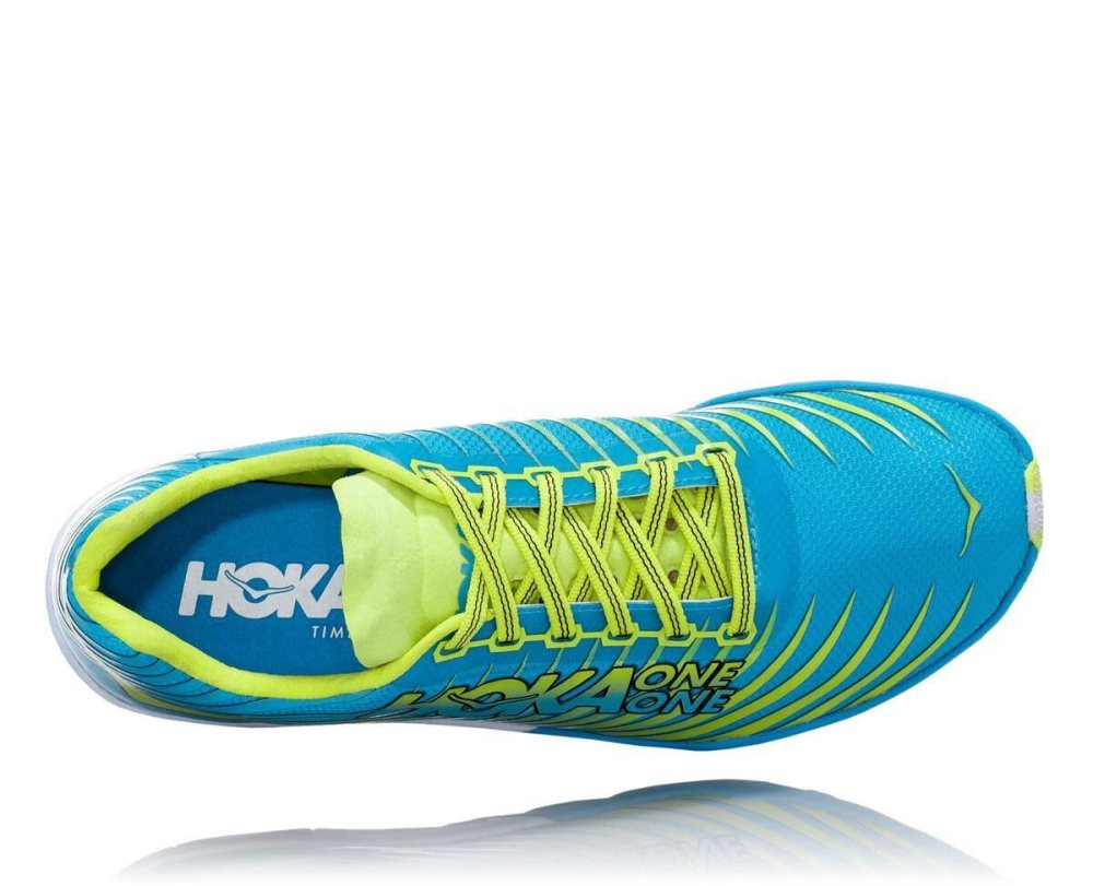 Blue / Orange Hoka EVO XC Spikeless | 147069USP