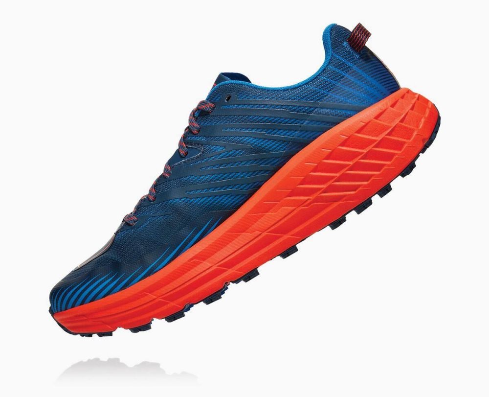 Blue / Red Hoka Speedgoat 4 | 984056CUK