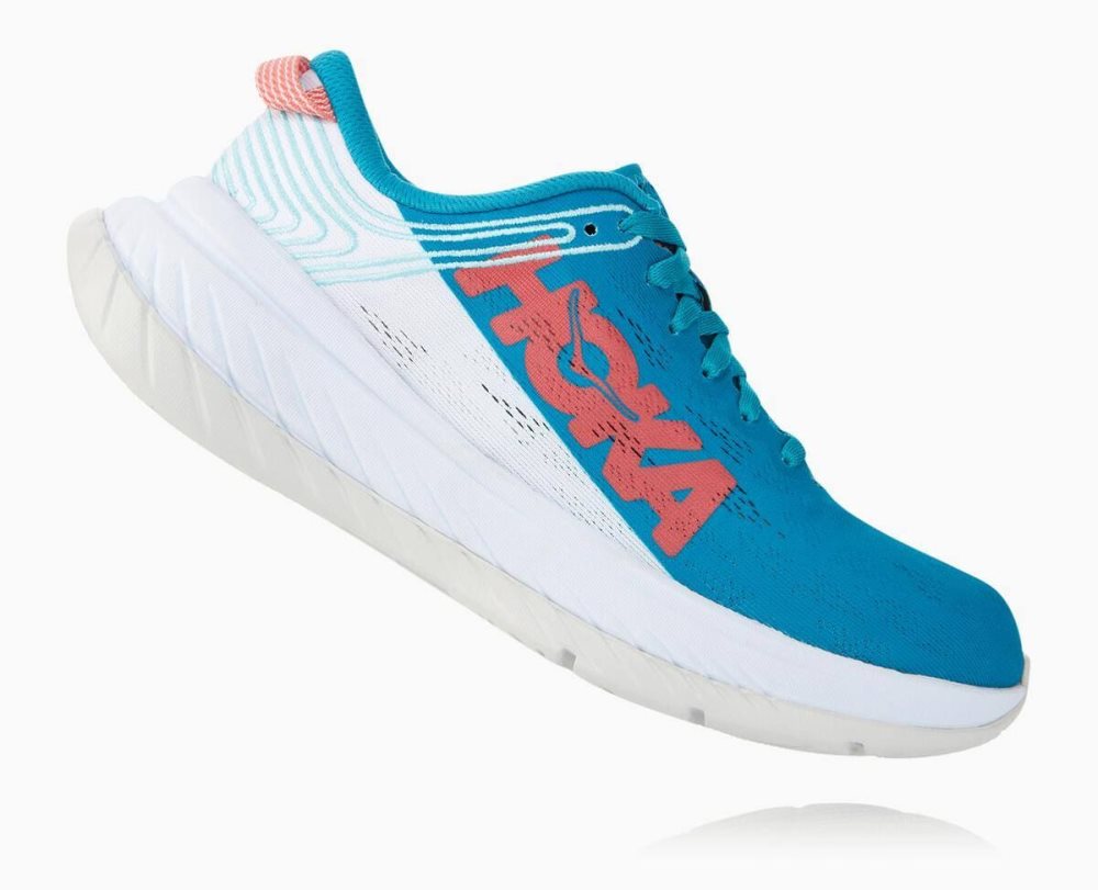 Blue / White Hoka Carbon X | 874923GLM