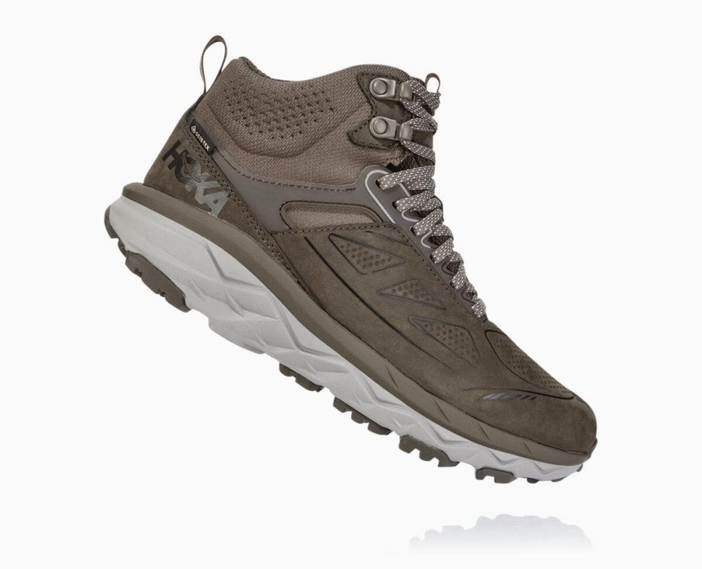 Brown Hoka Challenger Mid GORE | 163780EAN